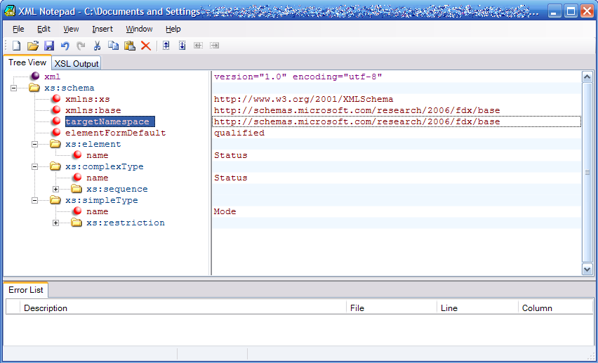 XML Notepad 2006