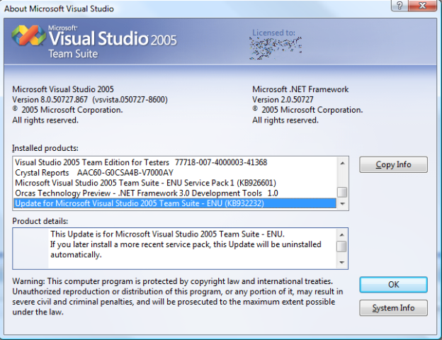 Visual Studio 2005