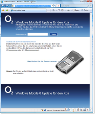Windows Mobile 6 Update for Xda