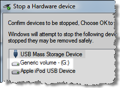 Stop a Hardware device