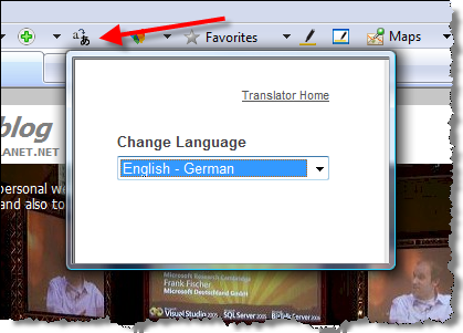 Windows Live Translator