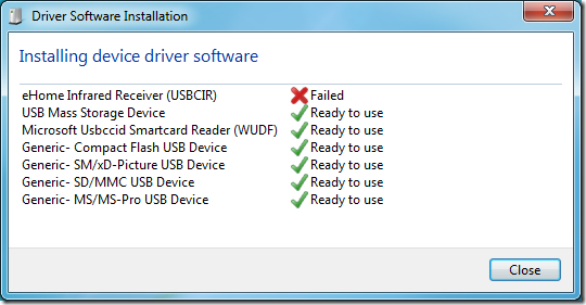 Driver Software Installation