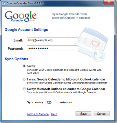 Google Calendar Sync 0.9.3.5
