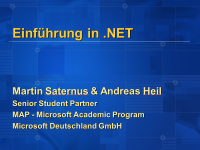 Einführung in .NET