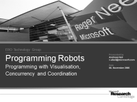 Programming Robots Programming Robots