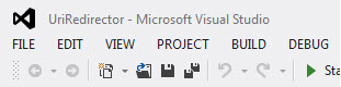 Visual Studio 2012 Upper Case Menus