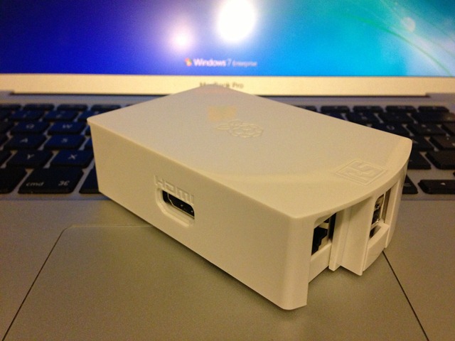 Assembled Raspberry Pi Case