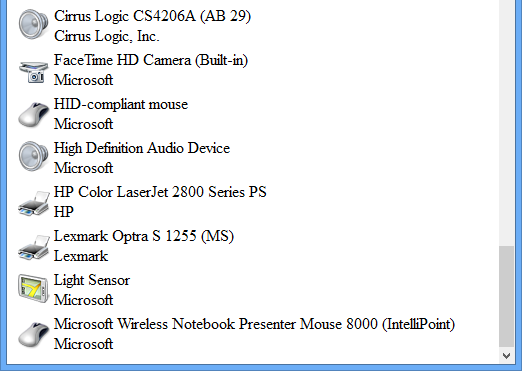 Windows 8 Upgrade Assistant Report