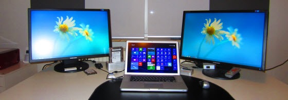 MacBook Pro Three Monitor Support Windows 8