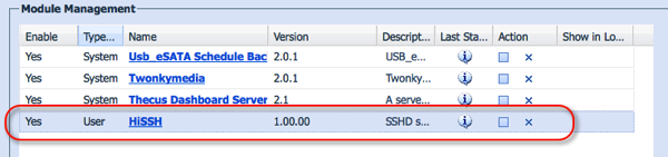 HiSSH Module