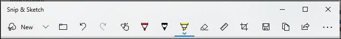 Snip & Sketch Toolbar